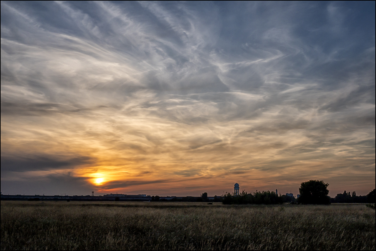 10 Minuten vor Sonnenuntergang