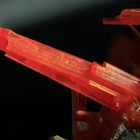 10 mm großer Krokoit-Kristall von Dundes Tasmanien