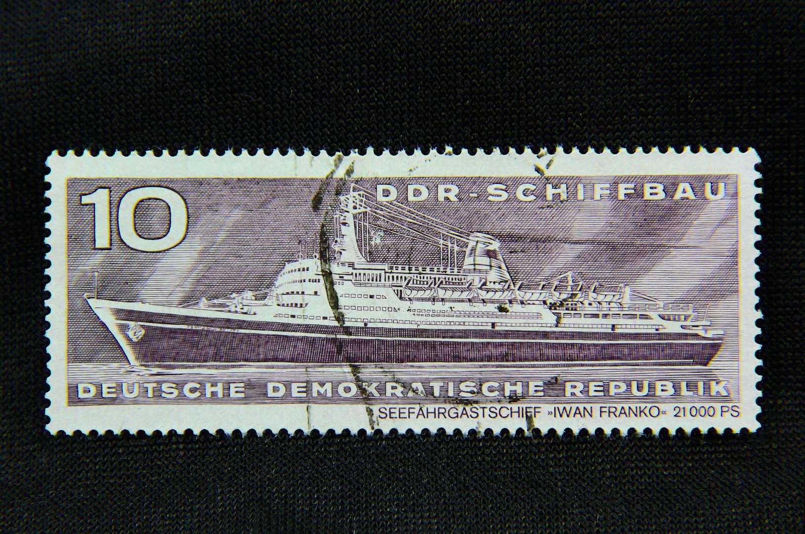 10-Pfennig-Marke der damaligen DDR