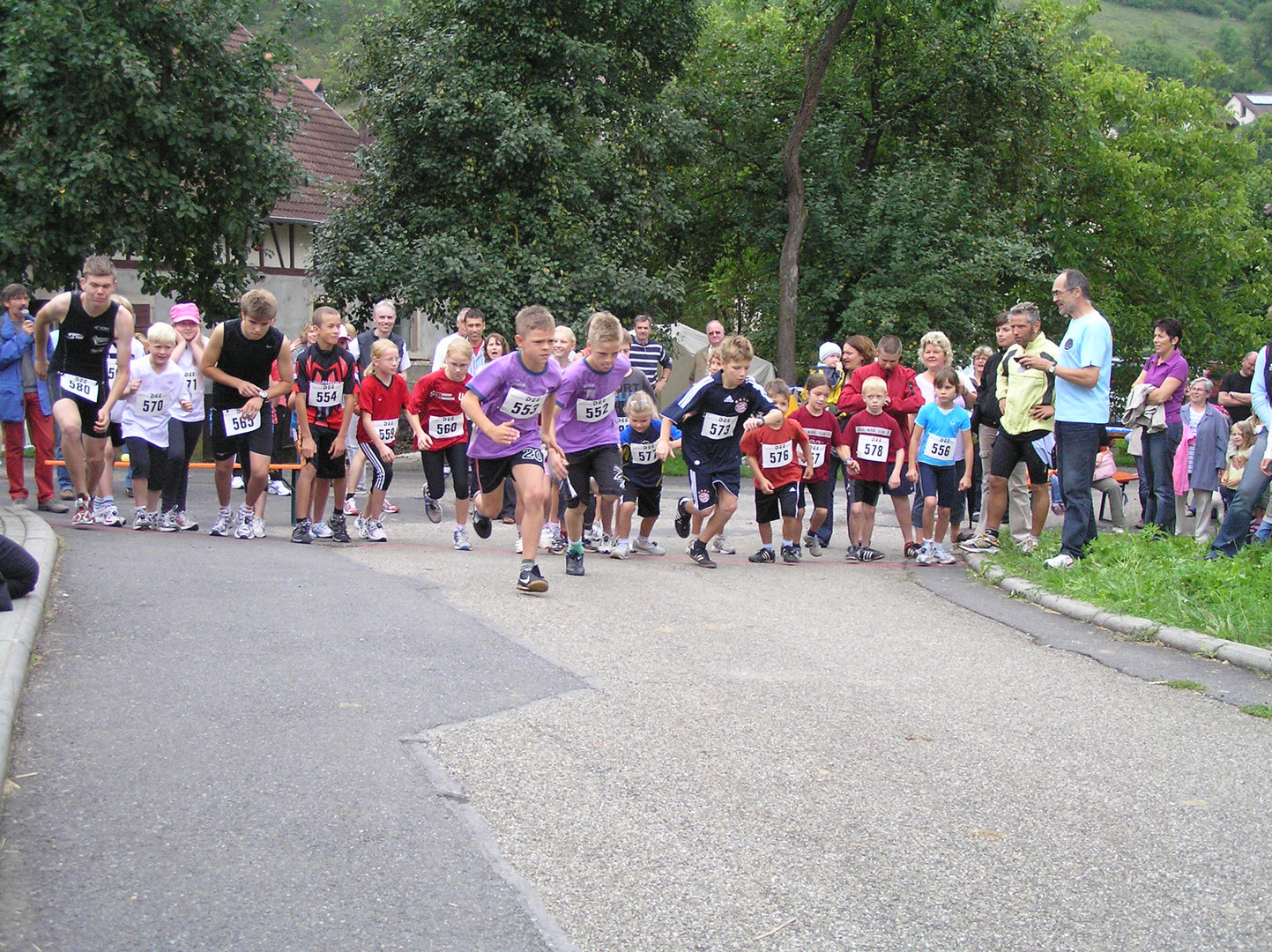 10. run&fun-lauf Unterginsbach 15.08.2010, Start: 3Km-Schülerlauf [5] Hohenloher Lauf Cup