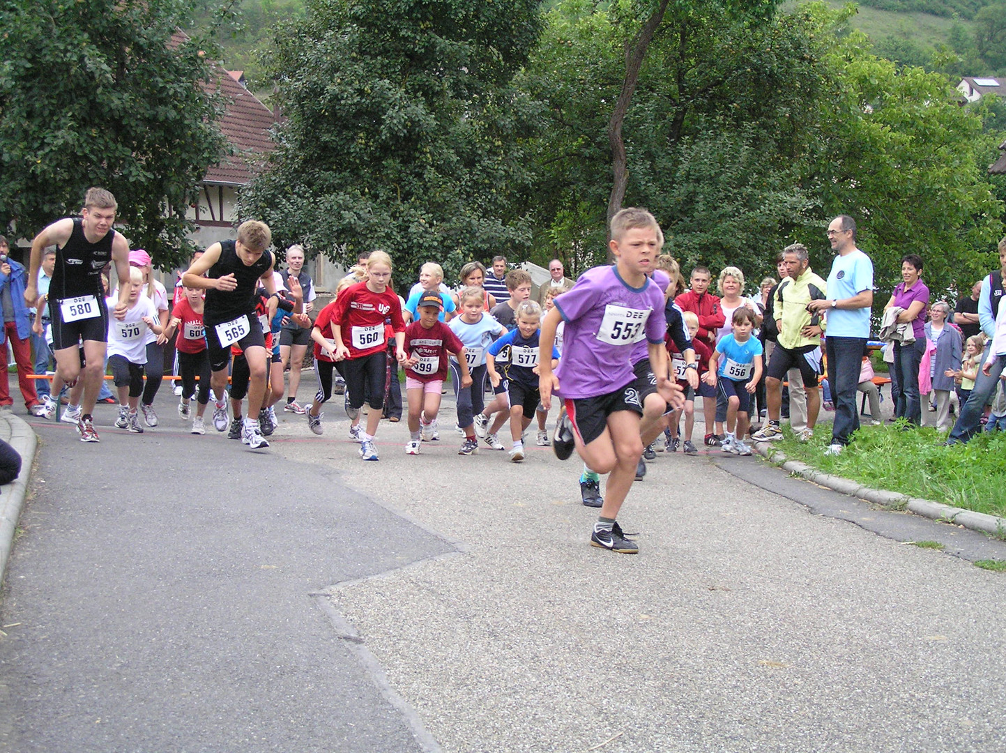 10. run&fun-lauf Unterginsbach 15.08.2010, Start: 3Km-Schülerlauf [6] Hohenloher Lauf Cup