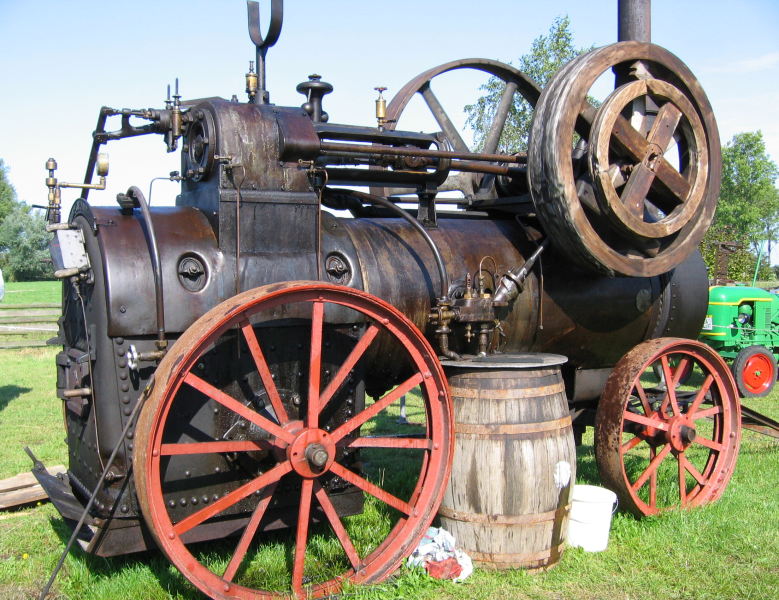 100. Geburtstag einer Dampfmaschine