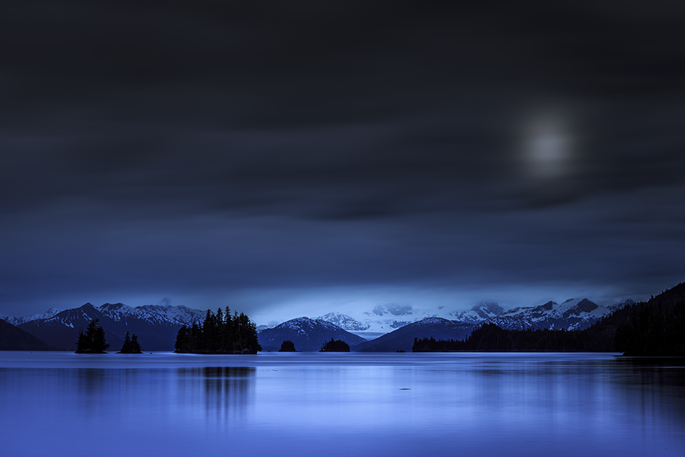 100 Gründe in Alaska sein Herz zu verlieren: #71 SOMMERNACHT IN BLAU