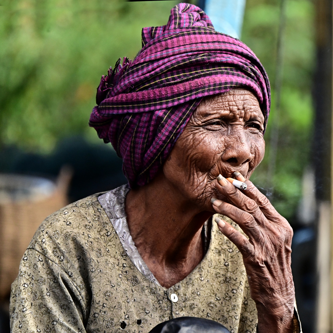 100-jährige am Tonle-Sap-See