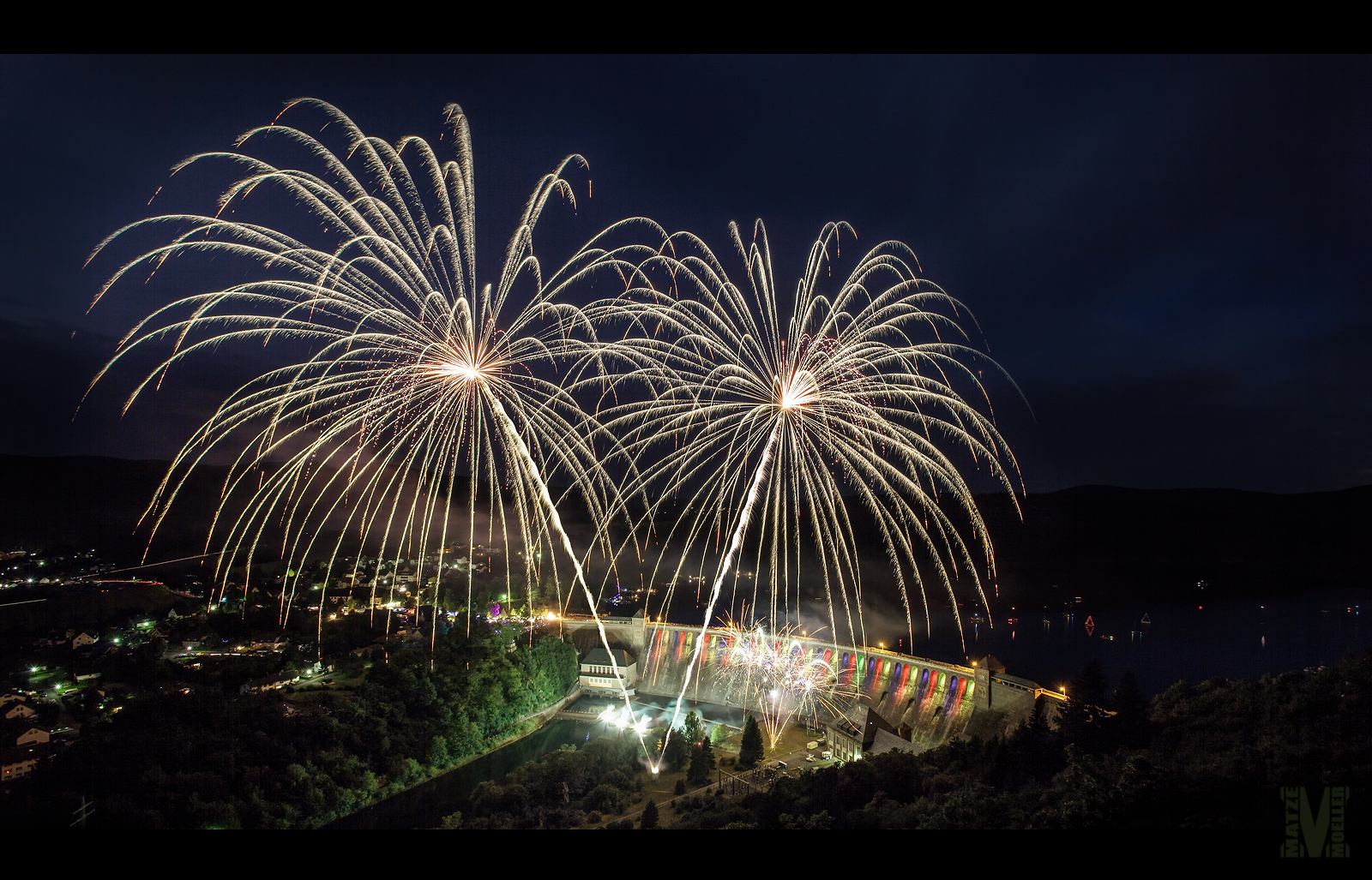 100 Jahre Edersee - Feuerwerk