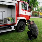 100 Jahre Feuerwehr Neuss / Löschzug Norf und der Gelbe Bär samt Anhang war dabei....