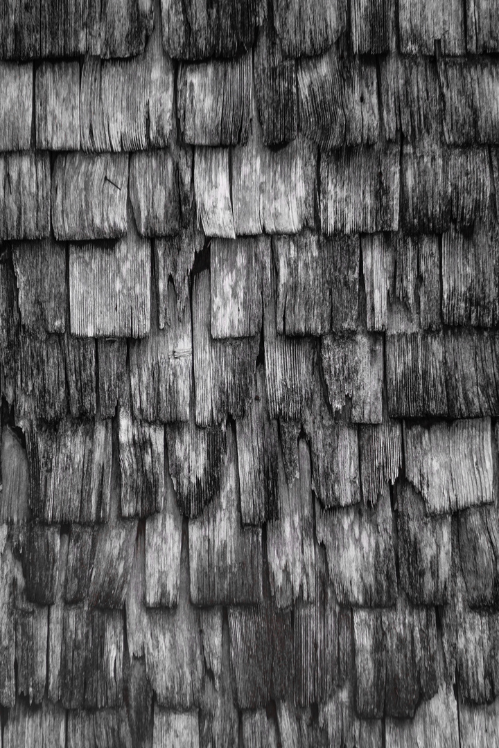 100-year-old wooden shingles