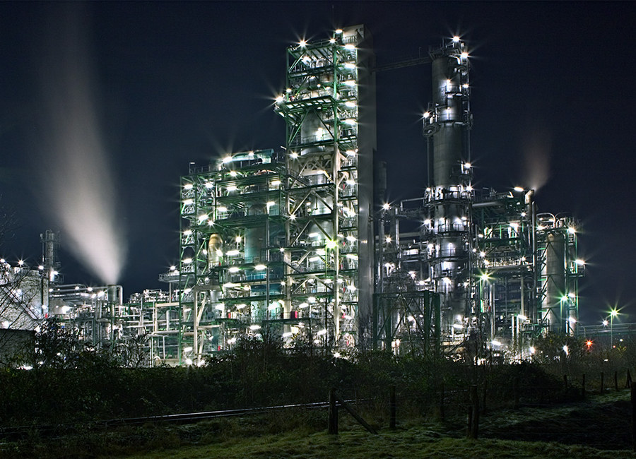 1000 Feuer in der Nacht. Foto & Bild | industrie und technik