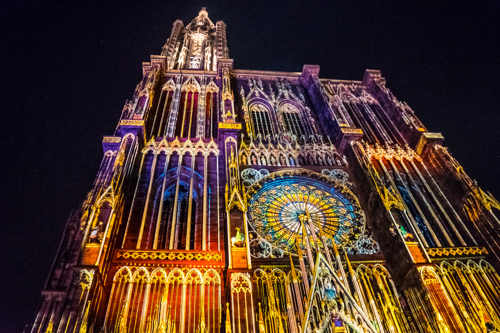 1000 Jahre Strasburger Münster. Illumination.