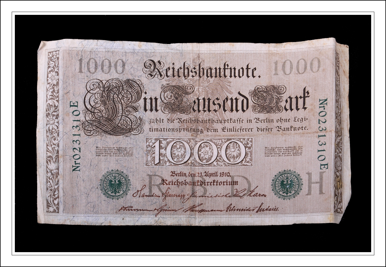 1000 Reichsmark von 1910