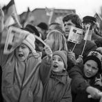 100.000 Anhänger feierten 1990 die Allianz für Deutschland in Rostock