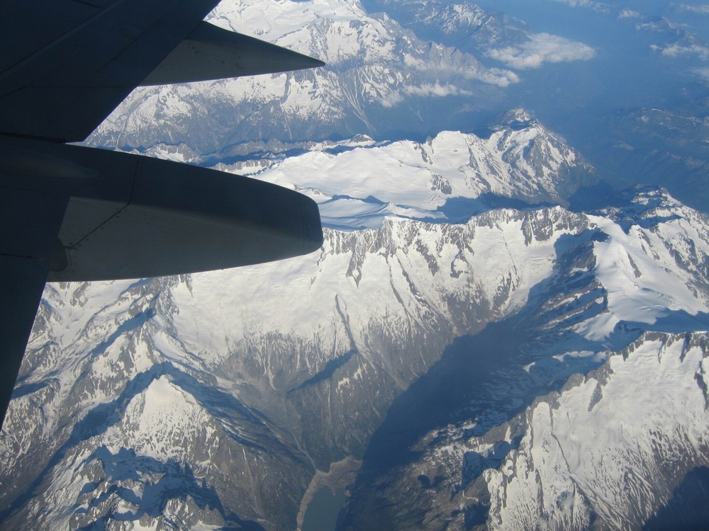 10000m über der Schweiz