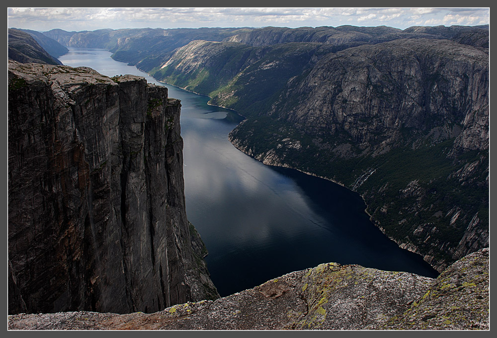 1000m über dem Lysefjord