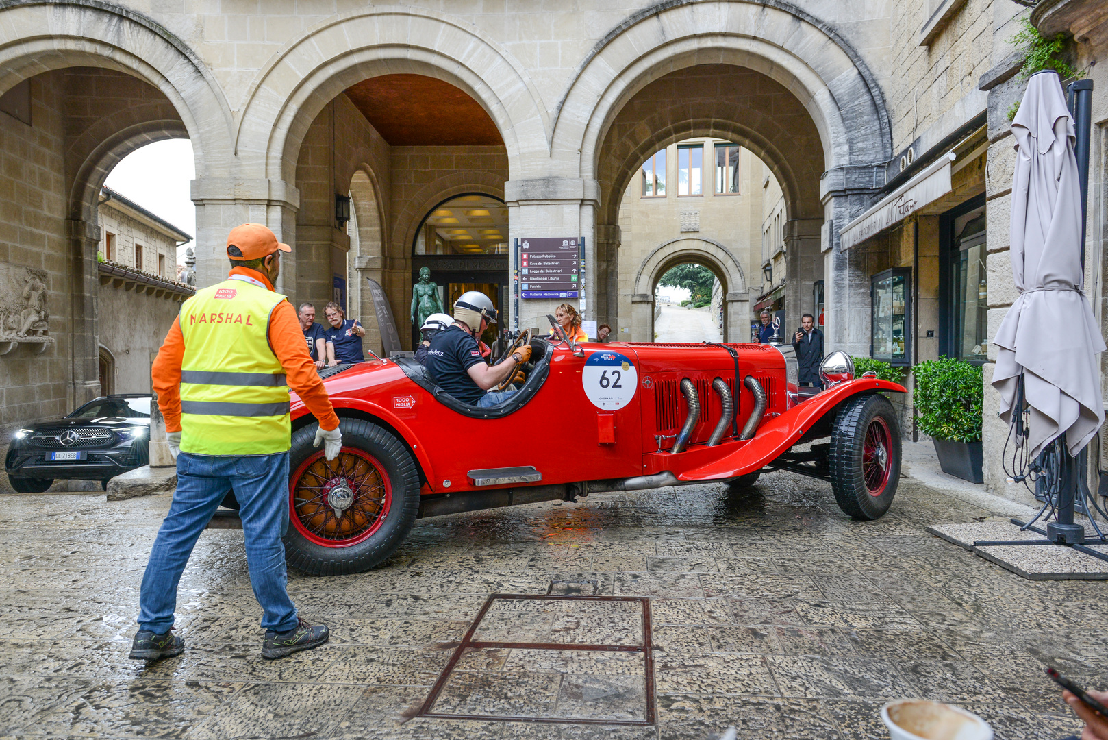 1000Miglia - Durchfahrt in San Marino