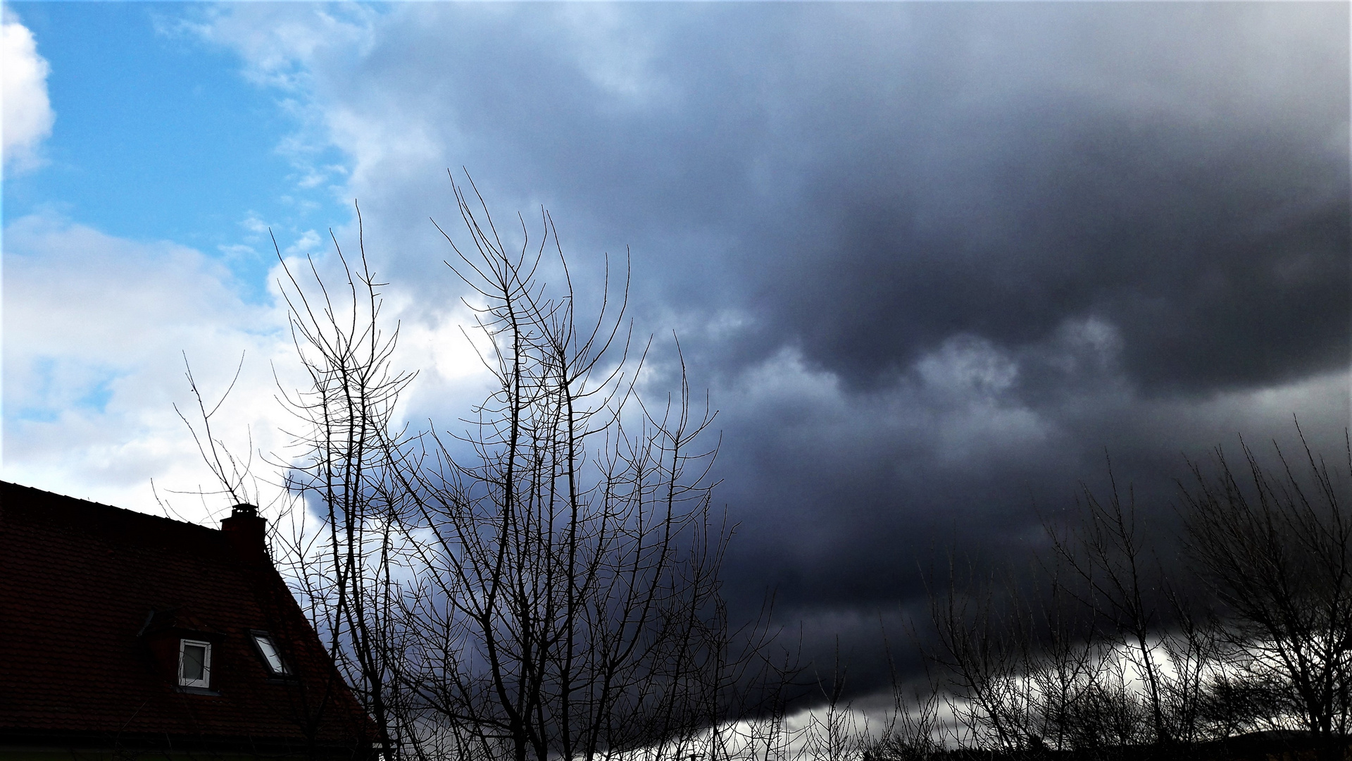 10.02.2020  Sturmwolken fegen übers Land