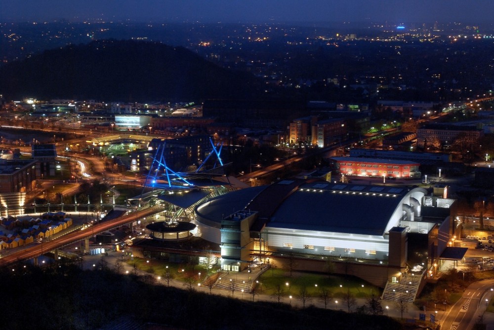 100m über Oberhausen - Arena