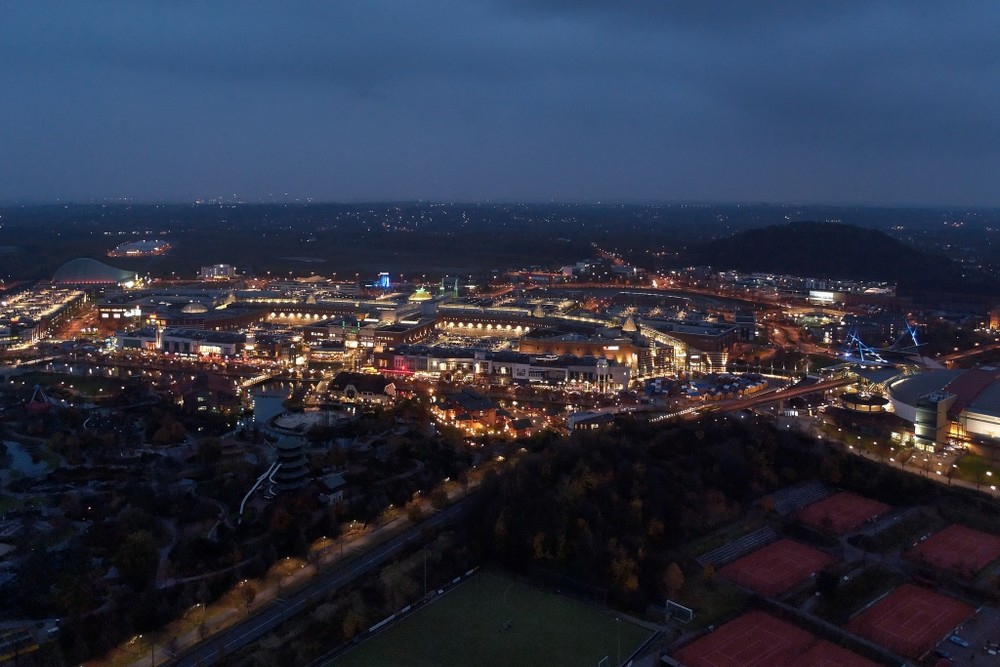 100m über Oberhausen - Centro (1)