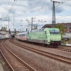 101 005 bei der S-Bahnstation Düsseldorf-Volksgarten