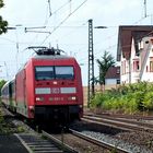 101 007-3 mit ihrem Zug in Richtung Mannheim