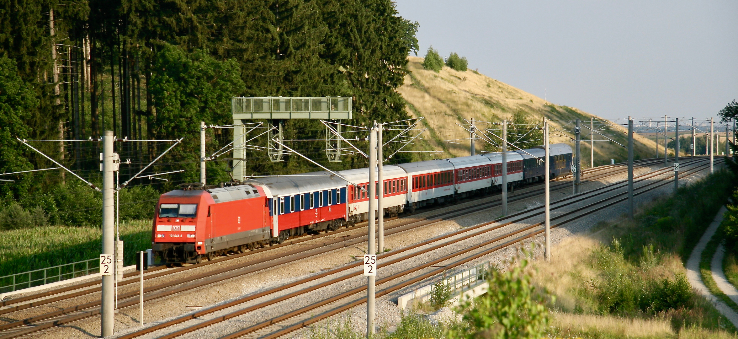 101 vor dem Nachtzug