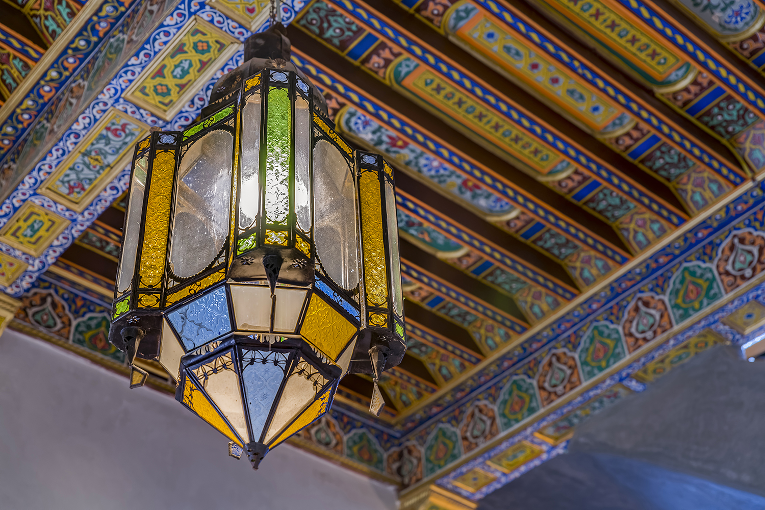 1017R arabische Deckenlampe historisch