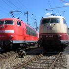 103 233 und 103 245 im Bw München Hbf