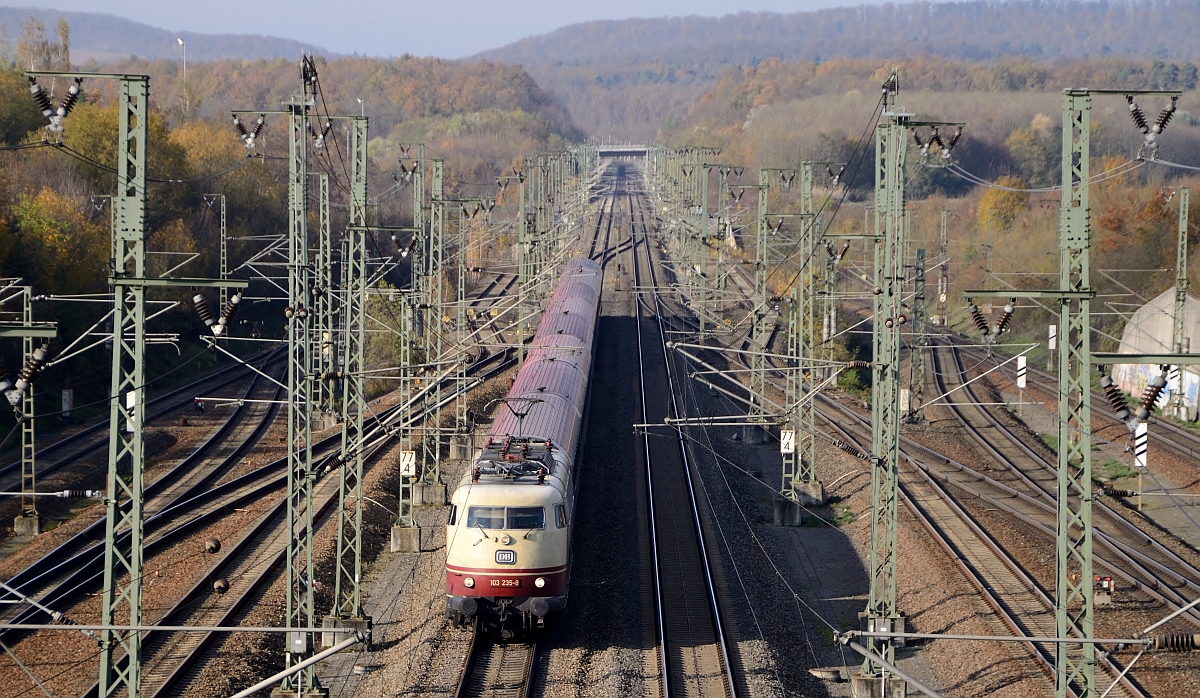 103 235 in der Einflugschneise Vaihingen/Enz