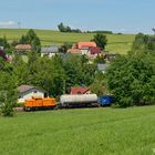 105 015-2 mit der entladenen Übergabe aus Zittau am 21.05.2014