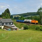 105 015 mit der Übergabe Bautzen - Zittau letzten Dienstag bei Taubenheim