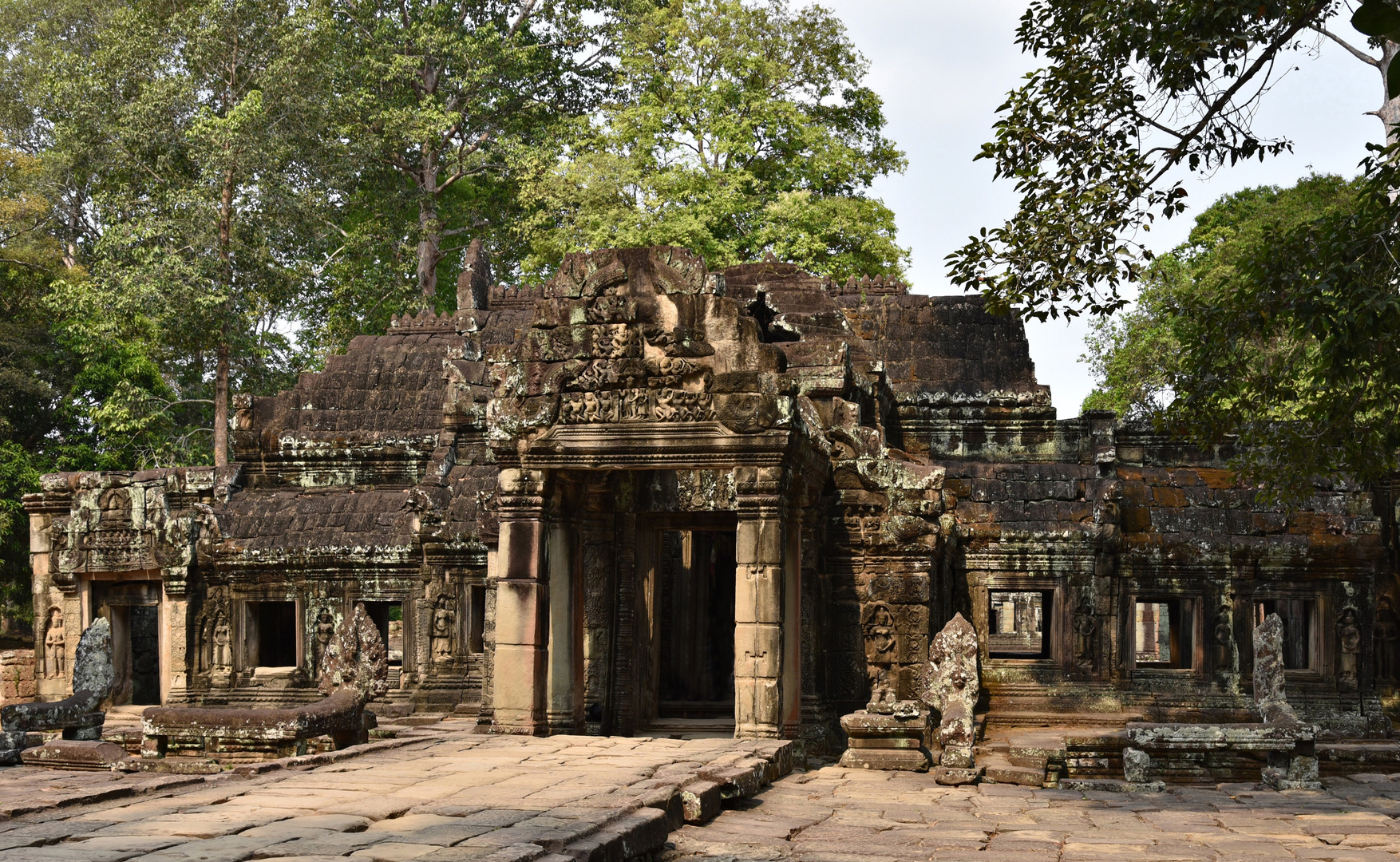 11 la entrada del templo Banteay Kdei 