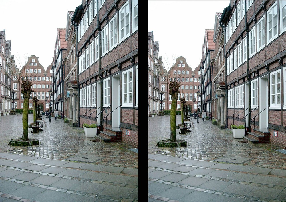 11 Unterschiede in einem Hamburg-Bild (X)