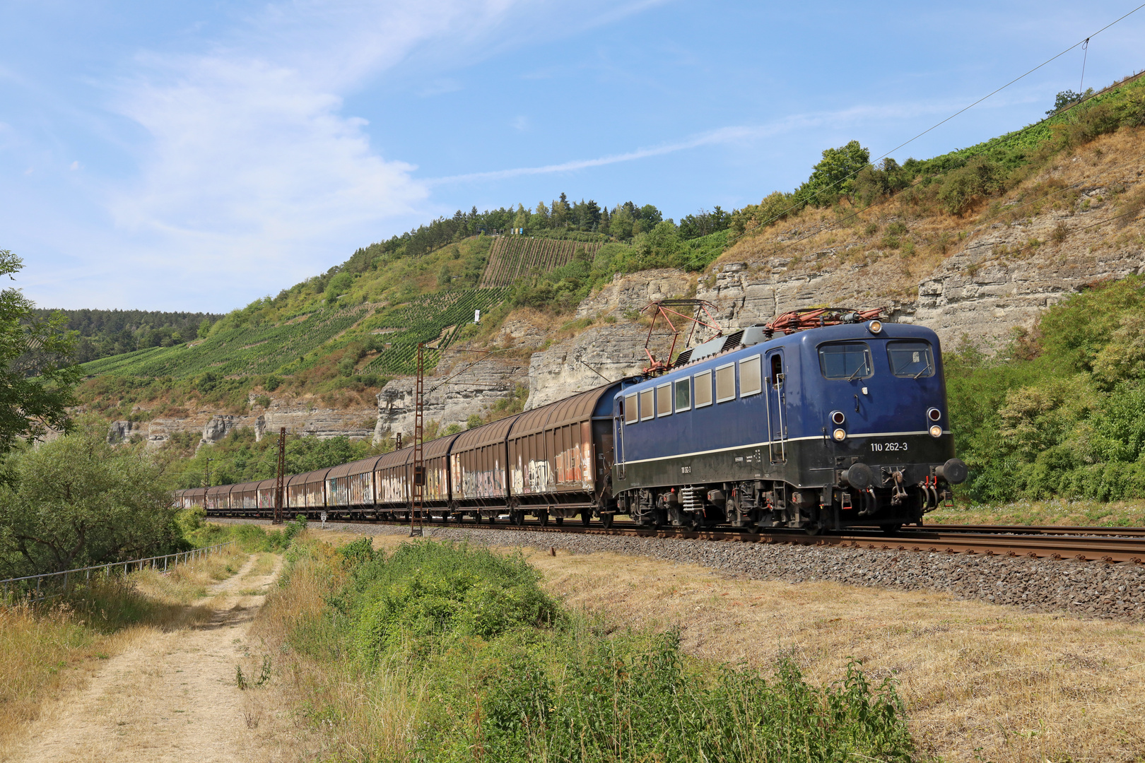 110 262 mit Henkelzug bei Himmelstadt