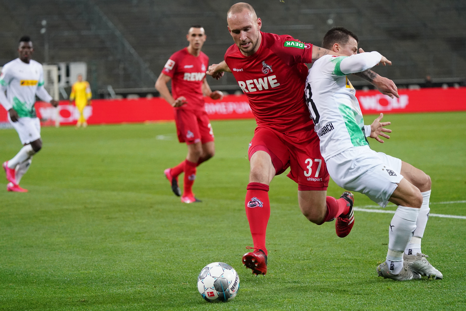 11.03.2020, Borussia Park , Mönchengladbach, GER, 1. FBL,  Borussia Mönchengladbach vs. 1. FC Köln,