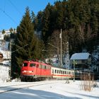 110ern im Schwarzwald und das im IC Verkehr. Einfach herllich