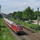 111 018 in Mannheim Neckarau