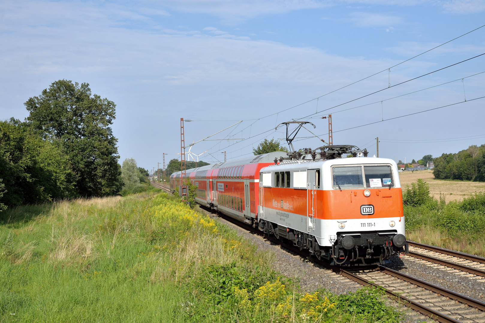 111 111-1 --DB Gebrauchtzug-- am 12.08.21 in Nordbögge