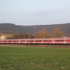 111 mit "Rotlingen" auf der Frankenwaldbahn