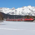 111 vor Alpenmassiv