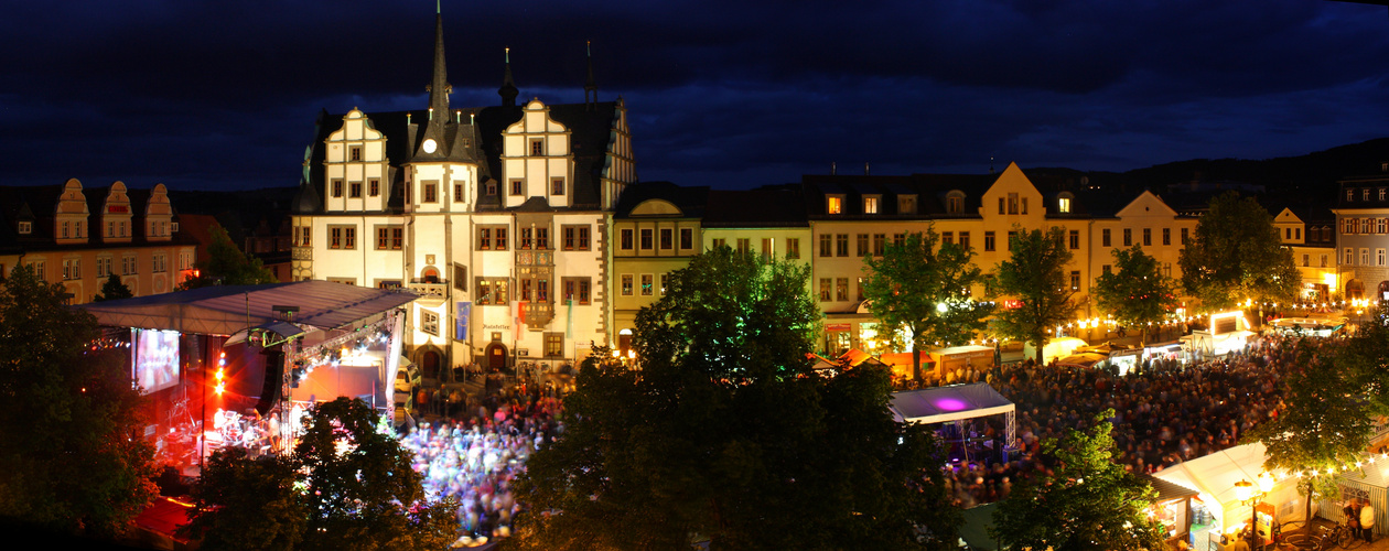 1111 Jahre Saalfeld - Saalfelder Marktplatz