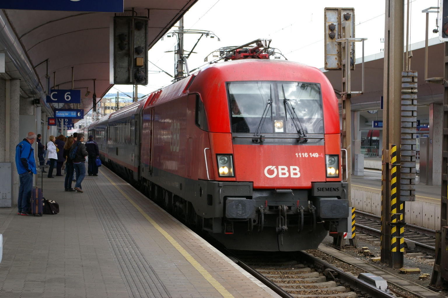 1116 149 nit Zug 546 am 04.05.2014 ankommend in Linz