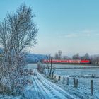 114 038-3 mit einem Regionalexpress bei Hermannspiegel auf dem Weg nach Fulda 