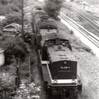 114 298-3 "geparkt" mit 2 Wummen in Gera ca. 1987/88 II