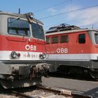 1142 578-2 und 1142 646-7 im Traktionsstandort Linz