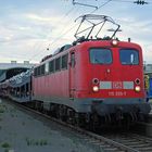 115 205-7 mit AutoSlaapTrain 13408 in Darmstadt