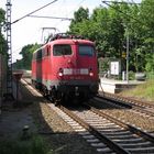 115 448 fährt leer durch Prisdorf