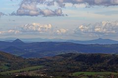 115km Blick ins Riesengebirge zur Schneekoppe