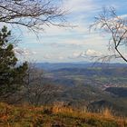 115km Durchblick zur Schneekoppe vom höchsten Gipfel des Elbsandsteingebirges Teil 2