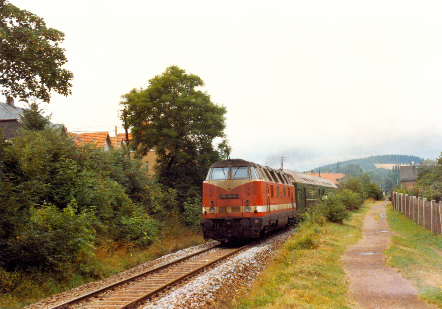 118 761-6 auf der Fahrt nach Großbreitenbrach