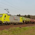 119 008-0 RheinCargo mit einem Kesselzug