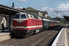 119 158-4 nach Grenzübertritt in Helmstedt heißt es warten auf Weiterfahrt